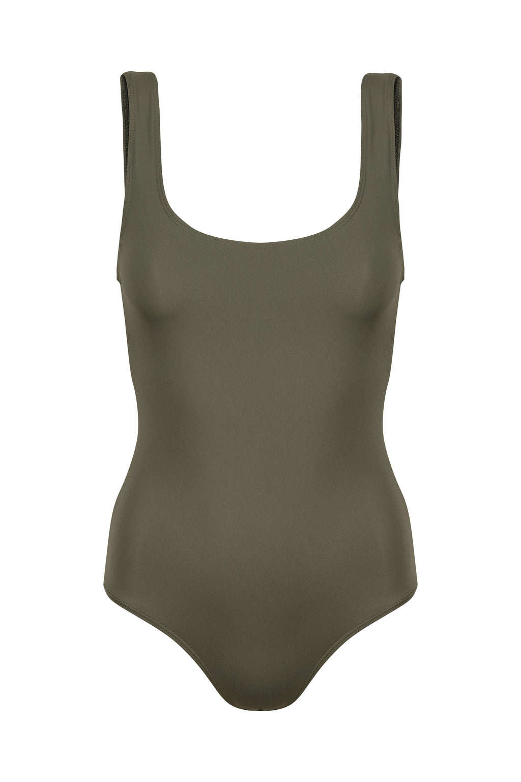 The Classic Crossback Swimsuit Olive